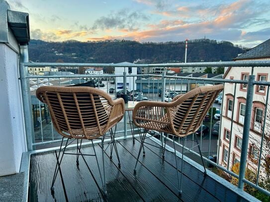 Wohnen auf Zeit | ab 01.01.25 | Vollmöblierte Wohnung in Top Innenstadt-Lage mit Balkon und Stellplatz inklusive | Mind…