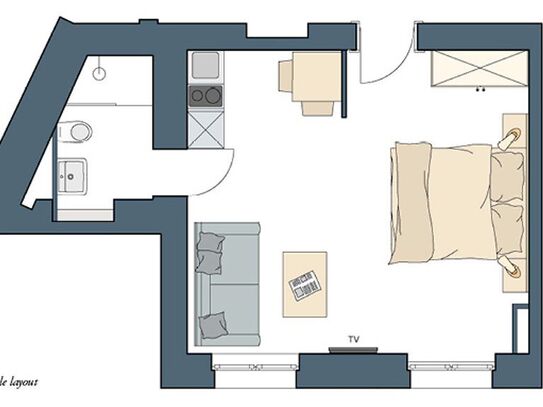 Nice flat in Düsseldorf, Dusseldorf - Amsterdam Apartments for Rent