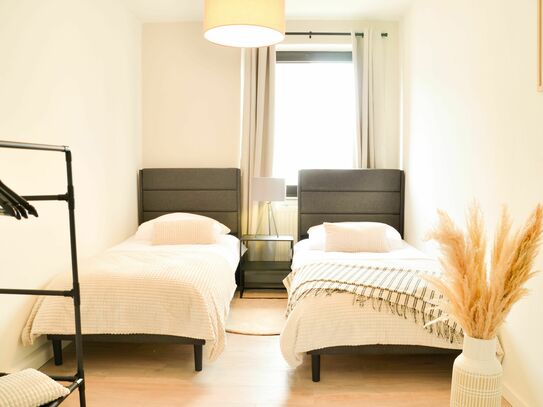 MILPAU Bottrop 2 - Modernes und zentrales Premium-Apartment mit Queensize-Bett - Netflix, Nespresso und Smart-TV