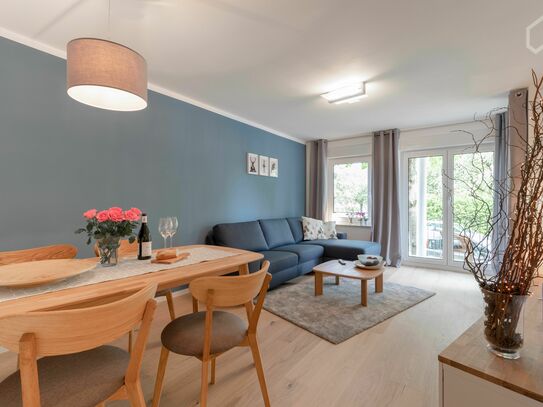 Moderne 2-Zimmer-Wohnung auf Zeit in Hamburg Barmbek-Süd mit Außenbereich und Stellplatz