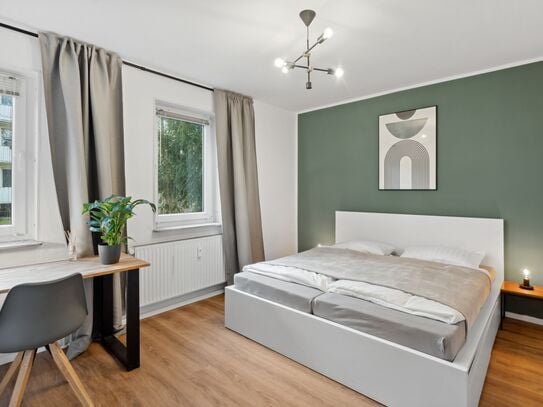 2 Schlafzimmer 1 Wohnzimmer + Küche und Terrasse inkl. WLAN