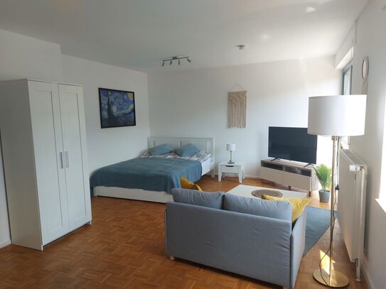 Brand new furnished, bright and cosy flat in a quiet residential area near Wienburgpark