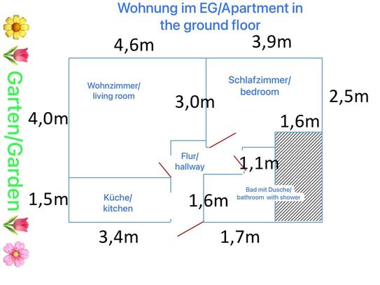 Moderne Wohnung (vollausgestattet) auf Zeit in einer schönen Villa in der Altstadt von Langenberg - Velbert mit wunders…