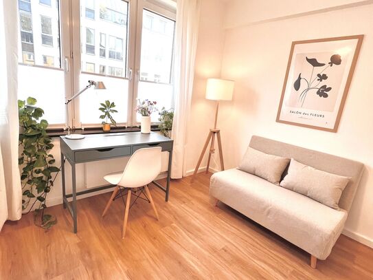 Vollmöbliertes 3-Zimmer-Apartment mitten im Belgischen Viertel!