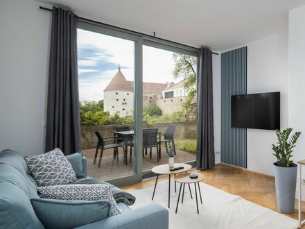 Feinstes & modernes Apartment | CoView - Apartment with castle view - terrace - washer-dryer