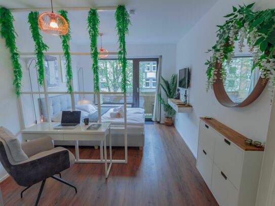 Schönes Studio Apartment mit Balkon & Wlan