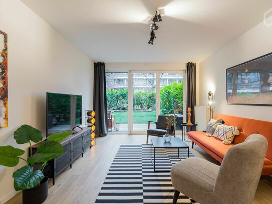 Interior Design Apartment mit Garten an der Rummelsburger Bucht
