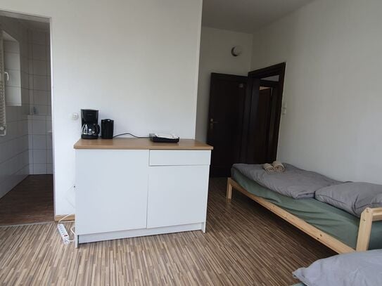 Light-flooded apartment with large bathroom