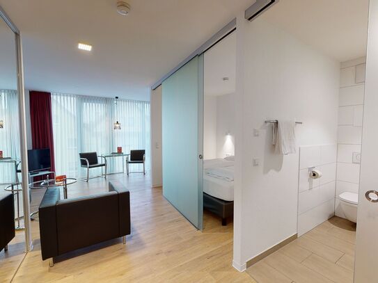 Modern 1 Bed room Business Apartment in Stuttgart-Zuffenhausen