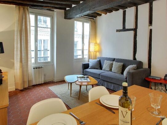 Rental Furnished Appartment - 2 Rooms - 40m² - Sentier - Bonne Nouvelle