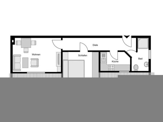 Modernes Apartment 7 mit 3 Schlafzimmer, Bochum - Amsterdam Apartments for Rent