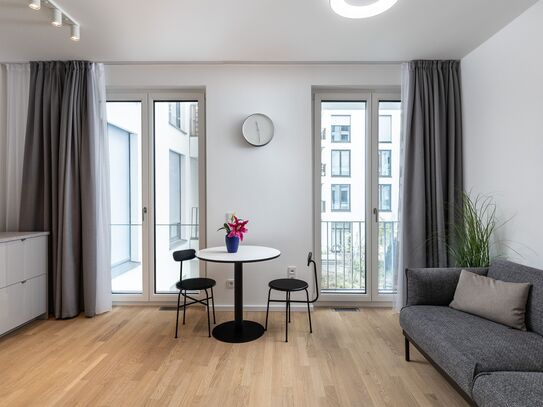 Downtown exlusive studio with consierge in a brand new living complex by Mercedes Benz Platz