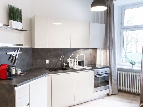 Fully Furnished One-Bedroom Apartment in Berlin’s Vibrant Wedding District, Berlin - Amsterdam Apartments for Rent