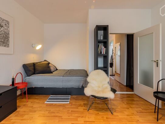 1-room apartment with kitchen, bathroom, balcony and parking space in Schöneberg, Berlin - Amsterdam Apartments for Rent