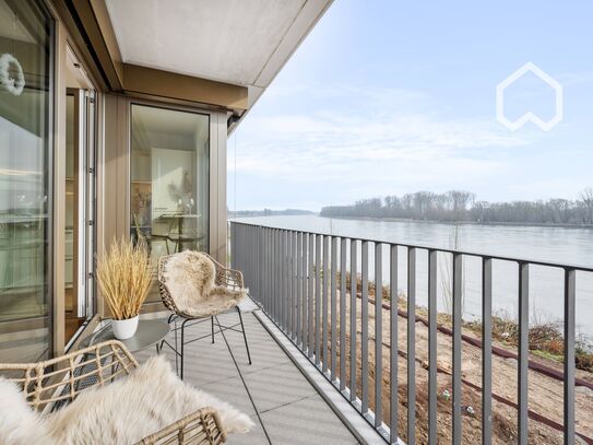 dream apartment with a view of the Rhine