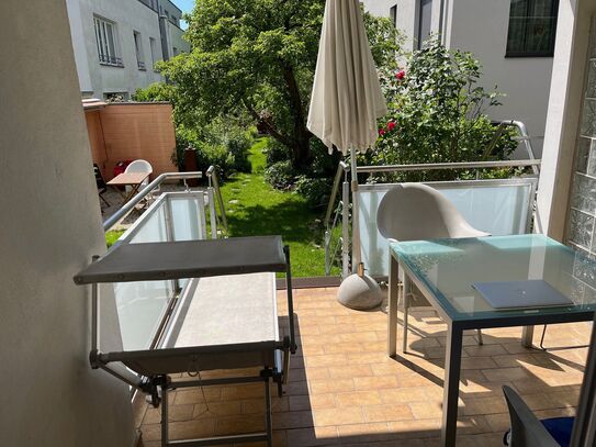 Spacious, stylish apartment with a balcony in Frankfurt am Main