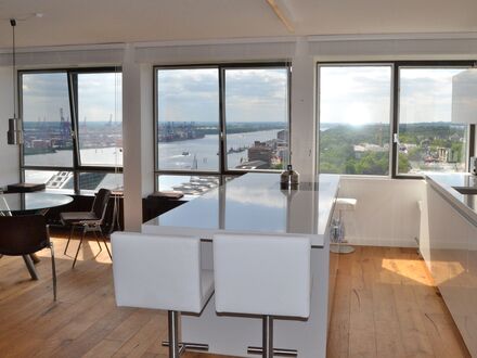 modernes apartment mit endlos schönem elbblick | modern apartment with amazing river-view