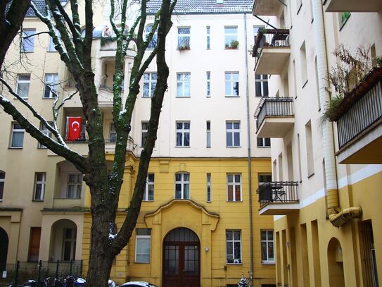 A beautiful and quiet 2-room apartment in an old building with balcony for rent in Mitte, Berlin - Amsterdam Apartments…