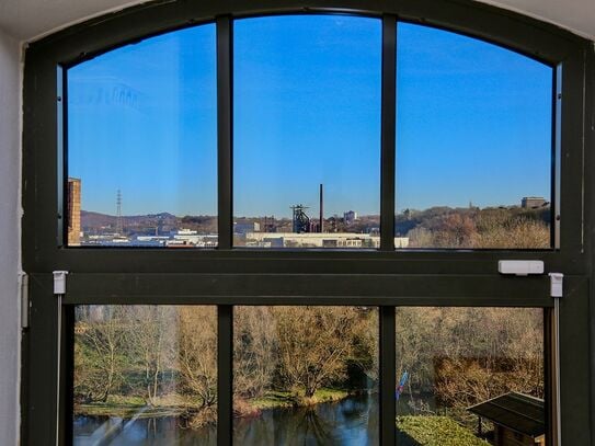 Special apartment in the industrial monument directly at the river Ruhr in Hattingen