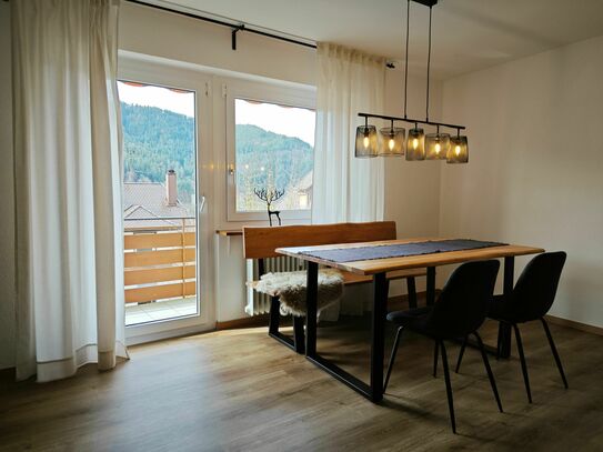 Modernes Schwarzwald-Flair: 65qm, 2-Zimmer-Wohnung, vollausgestattet.