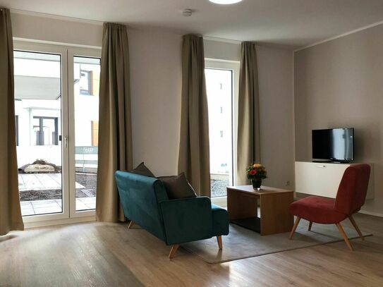 Vollausgestattetes, möbliertes 2 Zimmer Apartment mit Terrasse in Bonn Beuel
