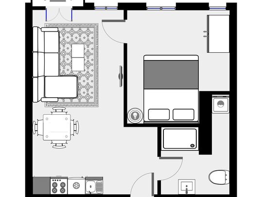 Liebevoll eingerichtetes & großartiges Studio Apartment in Neukölln