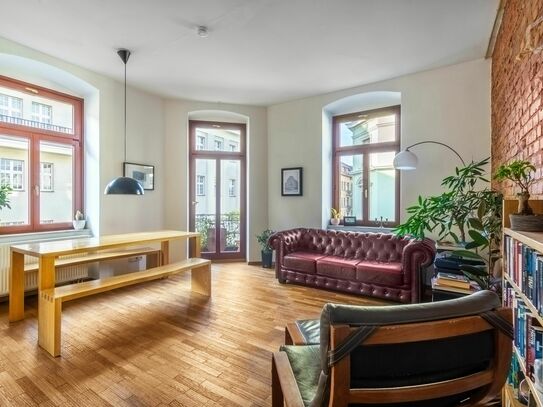 Charmante Altbauwohnung mit Balkon im Szenekiez von Dresden