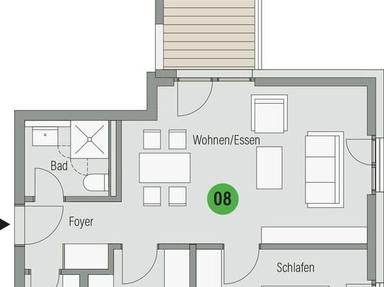 Brand new: stylish, fully furnished 2-room apartment with fitted kitchen and balcony in Berlin, Berlin - Amsterdam Apar…