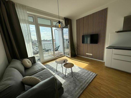 luxeriöses, neues 2 Zi Apartment mit Weitblick im Prenzlauer Berg