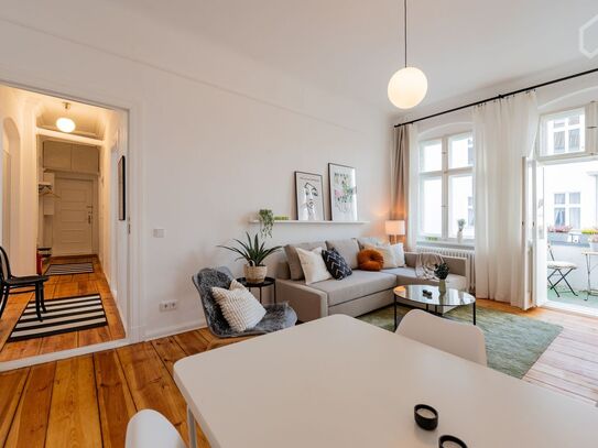 Awesome typical Berlin old building apartment in Charlottenburg with Balcony, Berlin - Amsterdam Apartments for Rent