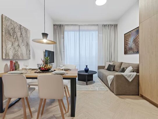 Premium Ein-Schlafzimmer-Apartment mit Terrasse und Garten