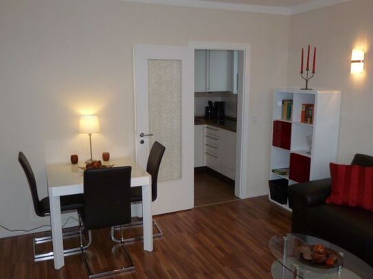 Completely and high quality furnished apartment with balcony