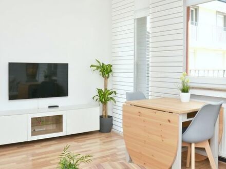 Moderne möblierte Wohnung in Köln/ Deutz mit optimaler Verkehrsanbindung | Modern furnished apartment in Cologne/ Deutz…