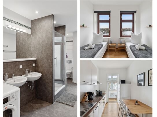 2x Loggia , 5x Schlafzimmer Apartment- perfekt für Monteure oder Gruppen