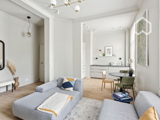 Stunning 1-Bedroom Apartment in the Heart of Nordend, Frankfurt