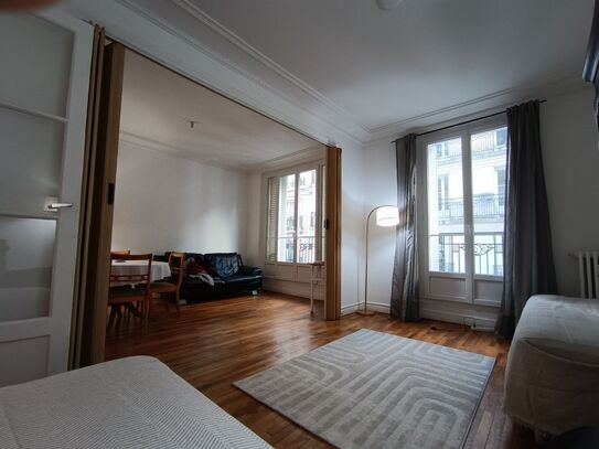 Furnished Apartment in Auteuil (Paris), 1-6 Month Rental, Near Roland Garros