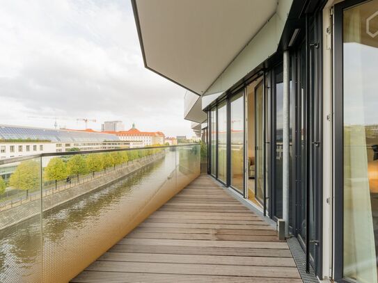 Beautiful new apartment with view on the Spree close to Berlin Hauptbahnhof, Berlin - Amsterdam Apartments for Rent