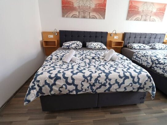 Hübsches & gemütliches Zimmer für 4 Personen (ohne Küche) in Leopoldstadt