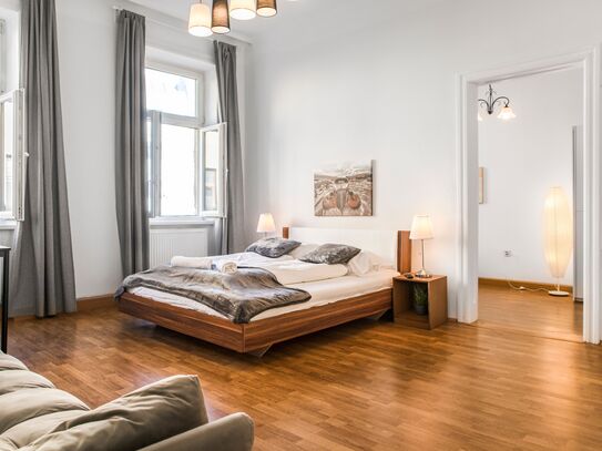 Schöne 2 Zimmer-Wohnung für 5 Personen 12 Minuten bis zur Innenstadt