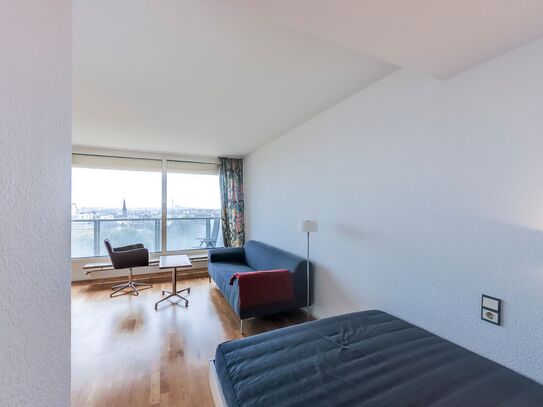 Feinstes Studio in Düsseldorf mit Balkon