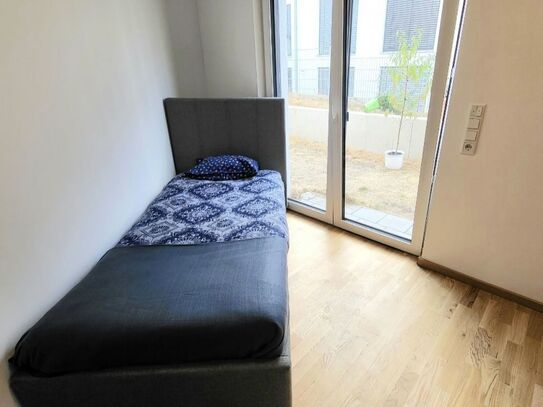 Neue Wohnung mit Garten in Darmstadt