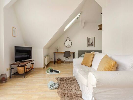 Rooftop Views: Spacious Studio Apartment near Tempelhofer Feld