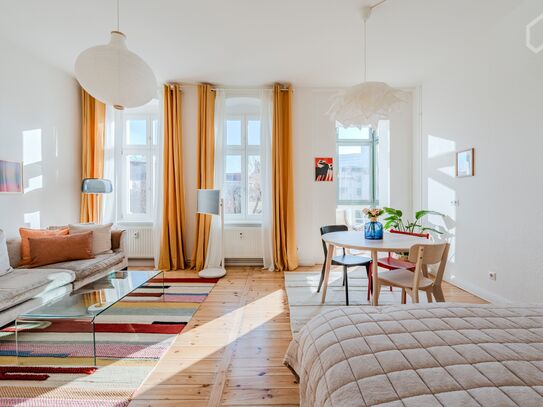 A beautiful apartment in Mitte with a conservatory near Schendelpark