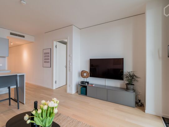 New upscale urban apartment on the 15th level in the heart of Berlin