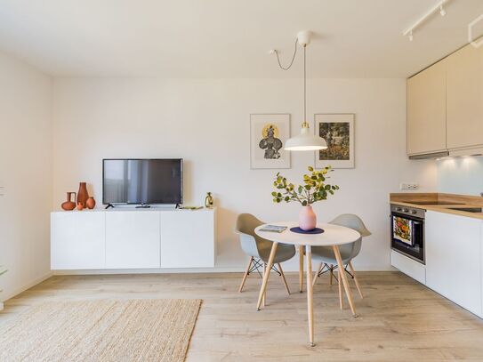 Studio-apartment with Balcony in Berlin-Lichtenberg, Berlin - Amsterdam Apartments for Rent