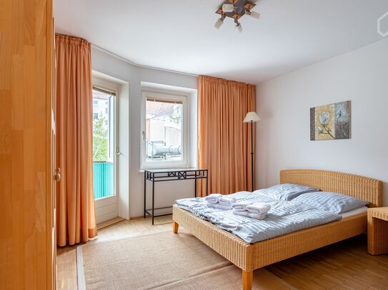 3-Zimmer-Apartment mit Balkon und Gartennutzung im Zentrum