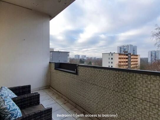 Fancy 3-bedroom-apartment with a ingenious sunny balcony