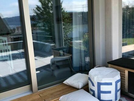 Apartment voll ausgestattet, mit Terrasse, Sauna und Naturpool | Furnished Apartment at Lake Constance with sauna, big…