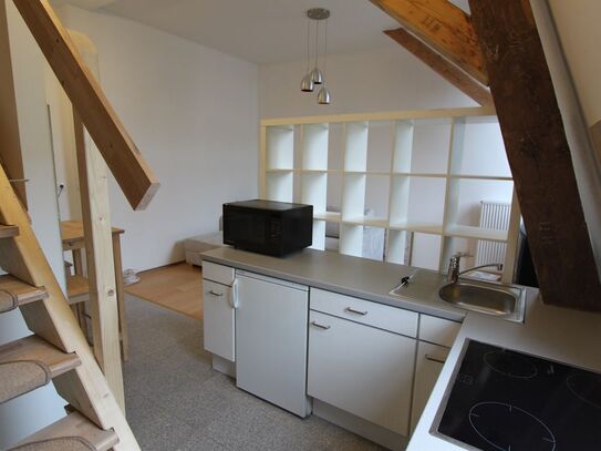 Furnished 2 room attic apartment with fitted kitchen in Erlangen, Erlangen - Amsterdam Apartments for Rent