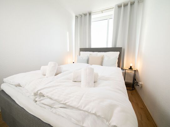 Studio Apartment | Zentral | Balkon | Messe | Küche | HBF in 7 Min